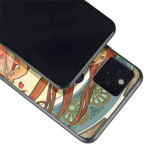 Alphonse Mucha The Arts, Dance Google Pixel 5 Skin